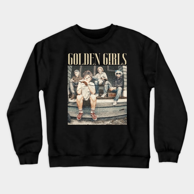 RETRO GOLDEN GIRLS PUNK Crewneck Sweatshirt by susahnyages